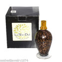 La-Tee-Da! Black and Copper Leopard Oil Lamp