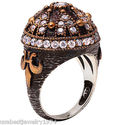 OTTOMAN EMPIRE VINTAGE STYLE GENUINE CUBIC ZIRCONI