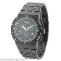 CORVETTE BLACK NEW WITH BOX STAINLESS STEEL CHRONO