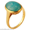 UNIQUE HANDMADE NATURAL WAVE GREEN JADE RING IN GO