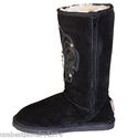 A&G AUTH. 100% LADY'S BLACK SHOES WITH FLEUR DE LI