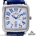 AUGUST STEINER BRAND NEW BLUE BAND QUARTZ WATCH WH