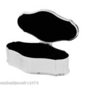 HENRI PUREC Brand New CHROME JEWELRY BOX GREAT FOR