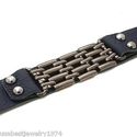 HENRI PUREC Brand New BLACK Genuine Leather and Ba