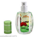 PERFUME CRYSTAL BOTTLE WITH HANDPAINTED HORSE MINI