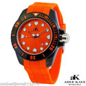ADEE KAYE SPORTS ORANGE AND ORANGE DIAL BRAND NEW 