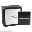 CORVETTE NEW BLACK DIAL RED BEZEL STEEL CHRONOGRAP