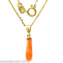 FANCY BAIL DROP SHAPE ANGEL SKIN ORANGE PINK NATUR
