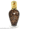 La-Tee-Da! Black and Copper Leopard Oil Lamp