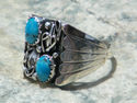 Native American Indian Navajo Turquoise Men's Ring