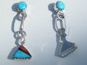 Navajo Native American Indian Turquoise Sterling M