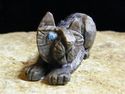 Zuni Fetish Bob Cat Of The North Picasso Marble Re