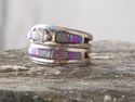 Native American Indian Navajo Wedding Rings Band P