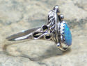 Native American Indian Navajo Blue Tear Opal Ladie