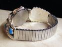 Native American Navajo Indian Watch Band Sterling 