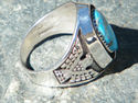 Native American Navajo Turquoise Thunderbird Men's