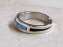 Native American Indian Navajo Men's Wedding Band T