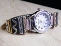 Tommy Singer Navajo Indian Ladies Watch Band Gold 