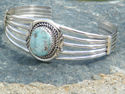 Native American Navajo Indian Sterling Silver Brac