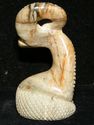 Zuni Indian Fetish Deer Antler Snake Life Death Re