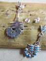 Zuni American Indian Scorpion Post/Dangle Sterling