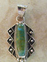 Navajo Native American Indian Kingman Turquoise Pe