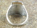 Native American Indian Inlaid Mens Ring Navajo Ste