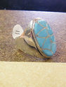 Native American Indian Navajo Men's Ring Turquoise