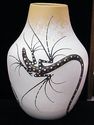 Native American Zuni Indian Lizard Pottery Deldric