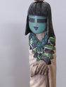 Hopi Long Hair Kachina Carving Lean Monongye Nativ