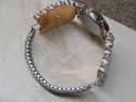 Native American Navajo Ladies Watchband Tips Sterl