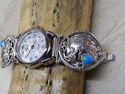 Native American Navajo Ladies  Eagle Watchband Tip