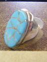 Native American Indian Navajo Men's Ring Turquoise