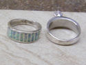 Native American Navajo Wedding Band Ring Sterling 