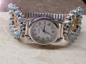 Native American Navajo Ladies Watchband Tips Sterl