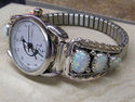 Native American Ladies Kokopelli Watchband Tips St