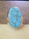 Native American Indian Navajo Men's Ring Turquoise