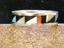 Native American Zuni Indian Wedding Ring Band Ster