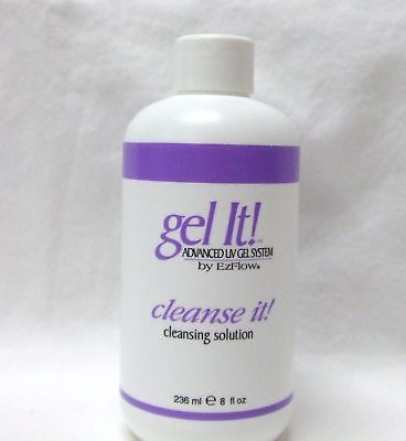 EZFLOW Nail CLEANSE IT! Solution Gel Cleanser 8oz/