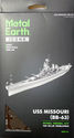 Metal Earth Iconx USS Missouri (BB-63) 3D Metal Mo