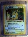 Pokemon Fossil Card 14/62 Raichu Rare Holo NM/M Co