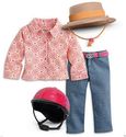 American Girl Saige 3 Doll Outfits Parade Sparkle 