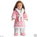American Girl Emily's Robe & Slippers plus Pajamas