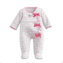 American Girl Bitty Baby Pink Bow Sleeper for Doll