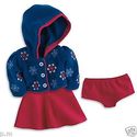 American Girl MOLLY'S ICE SKATING OUTFIT with her 