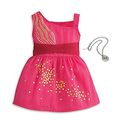 American Girl Saige's Sparkle Dress Outfit Boots a