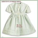 American Girl KIRSTEN'S SUMMER DRESS Hanger Pamphl