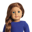 American Girl 18" SAIGE SAGE DOLL and BOOK Ears Pi