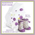 American Girl McKENNA'S SCHOOL OUTFIT and her RAIN