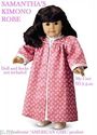 American Girl SAMANTHA'S KIMONO ROBE - RETIRD NOW 
